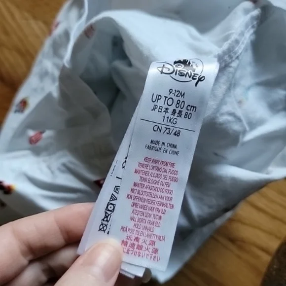 Disney Mickey Mouse Button-Down Shirt — 9-12 months - Picture 4 of 5